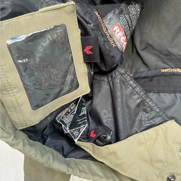Mission Six Falcon Series Jacket XS RECCO Hooded Olive Green Snow Ski Ride - Picture 10 of 16